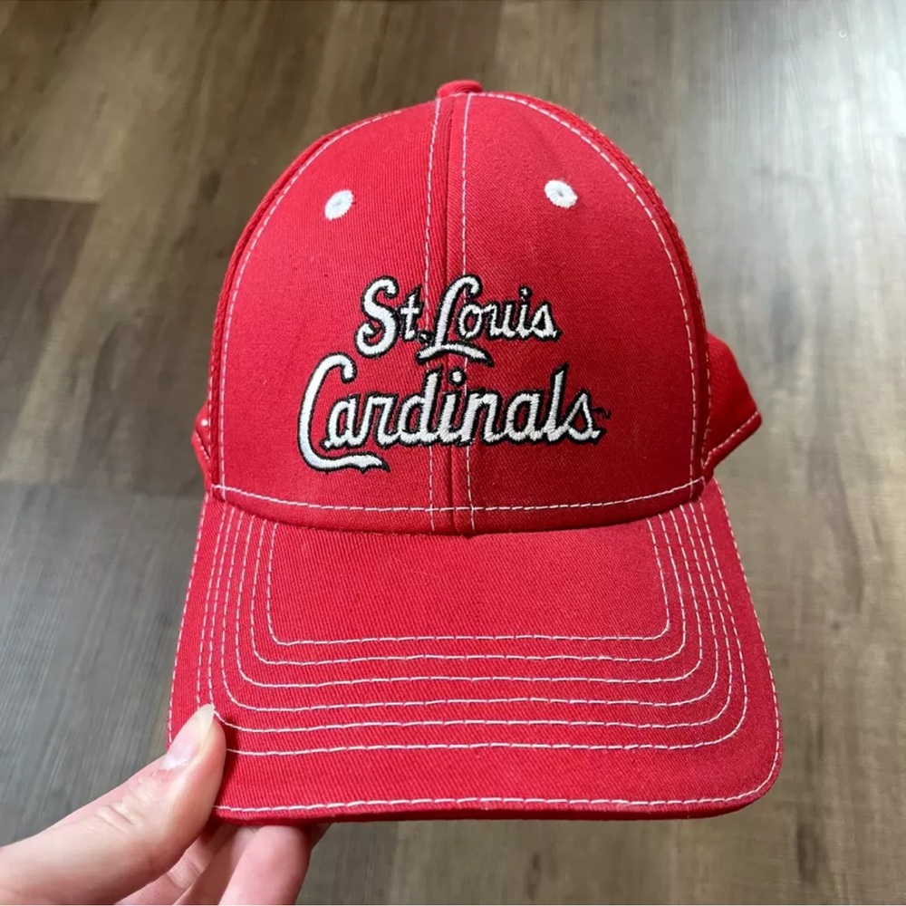 St. Louis Cardinals Mercy Hospital Hook & Loop Adjustable Baseball Hat Cap SGA